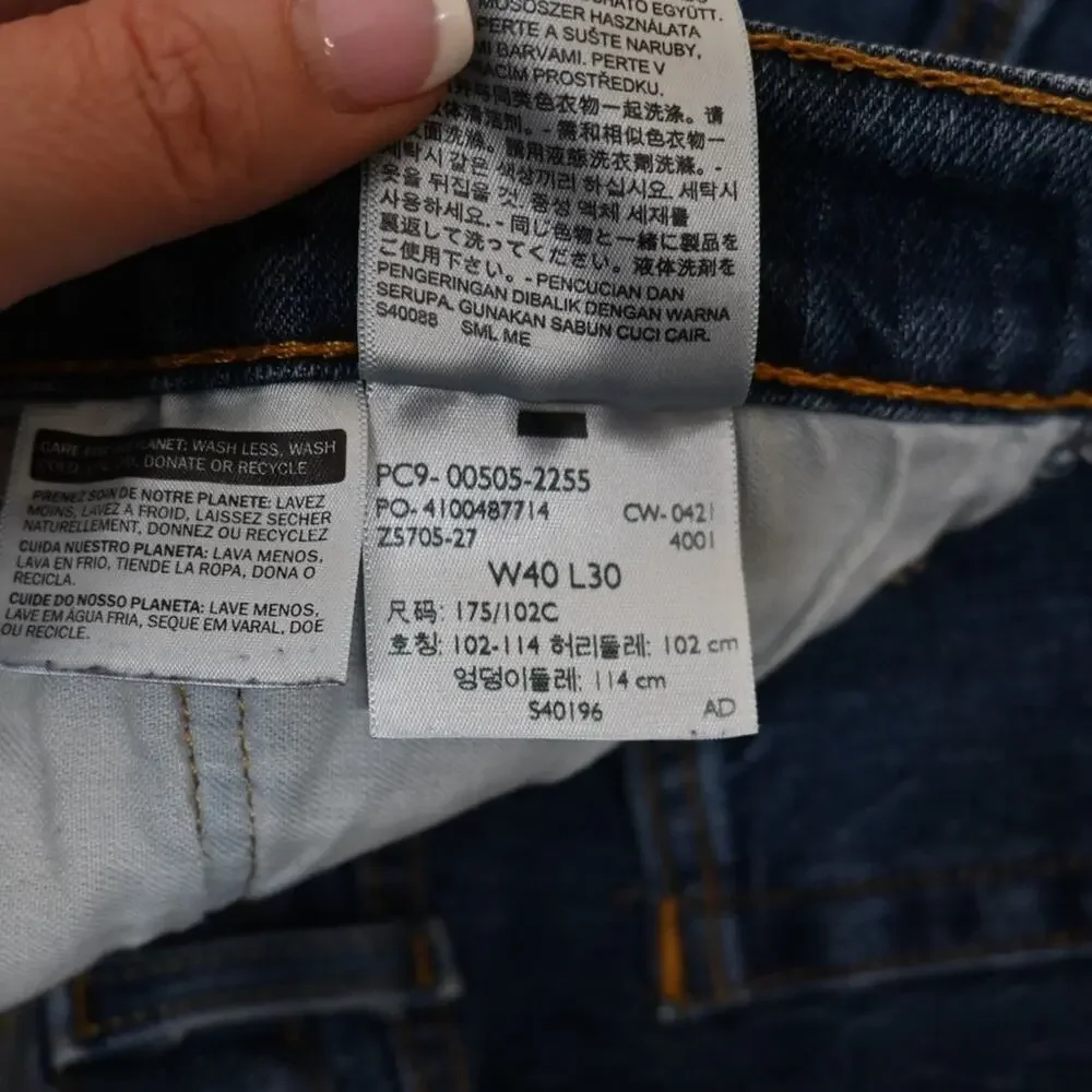 Levi's Mens 505 Straight Leg Jean 40x30